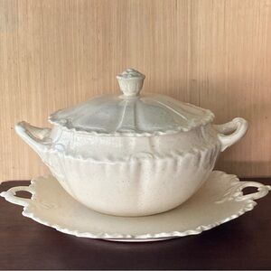 Vintage (1980) Soup Tureen & Platter